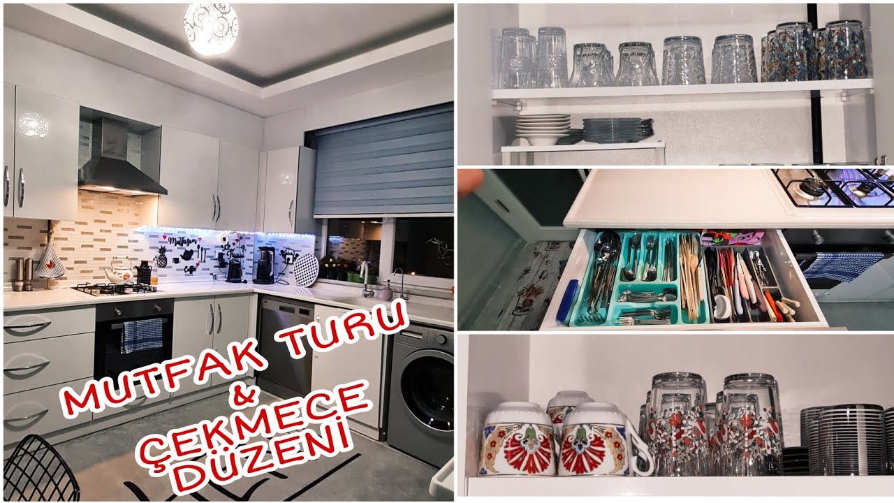 Mutfak Turu | Dolap ve Çekmece Düzeni | Mutfak Vlog