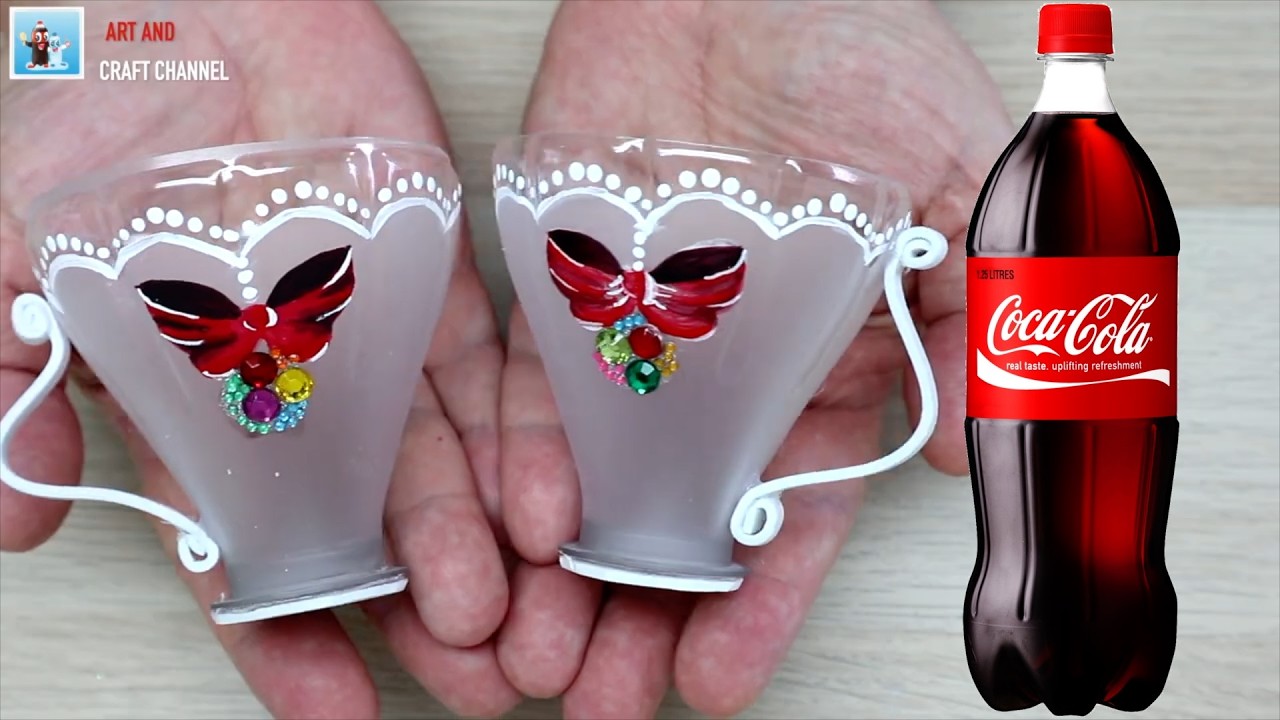 Transform Plastic Bottles Into Beautiful Cups