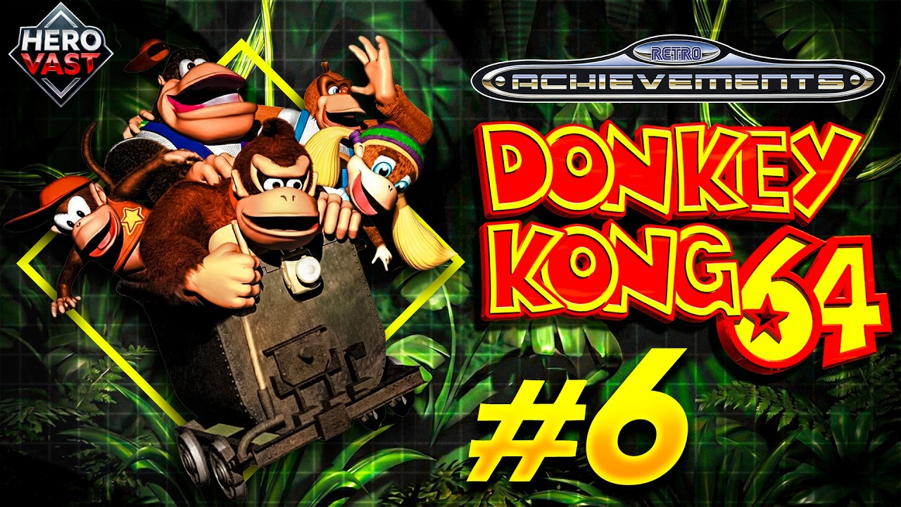 ESSE JOGO É MAIOR DO QUE VOCÊ LEMBRA – PLATINANDO DONKEY KONG 64 – ATÉ ZERAR –🏆105/128