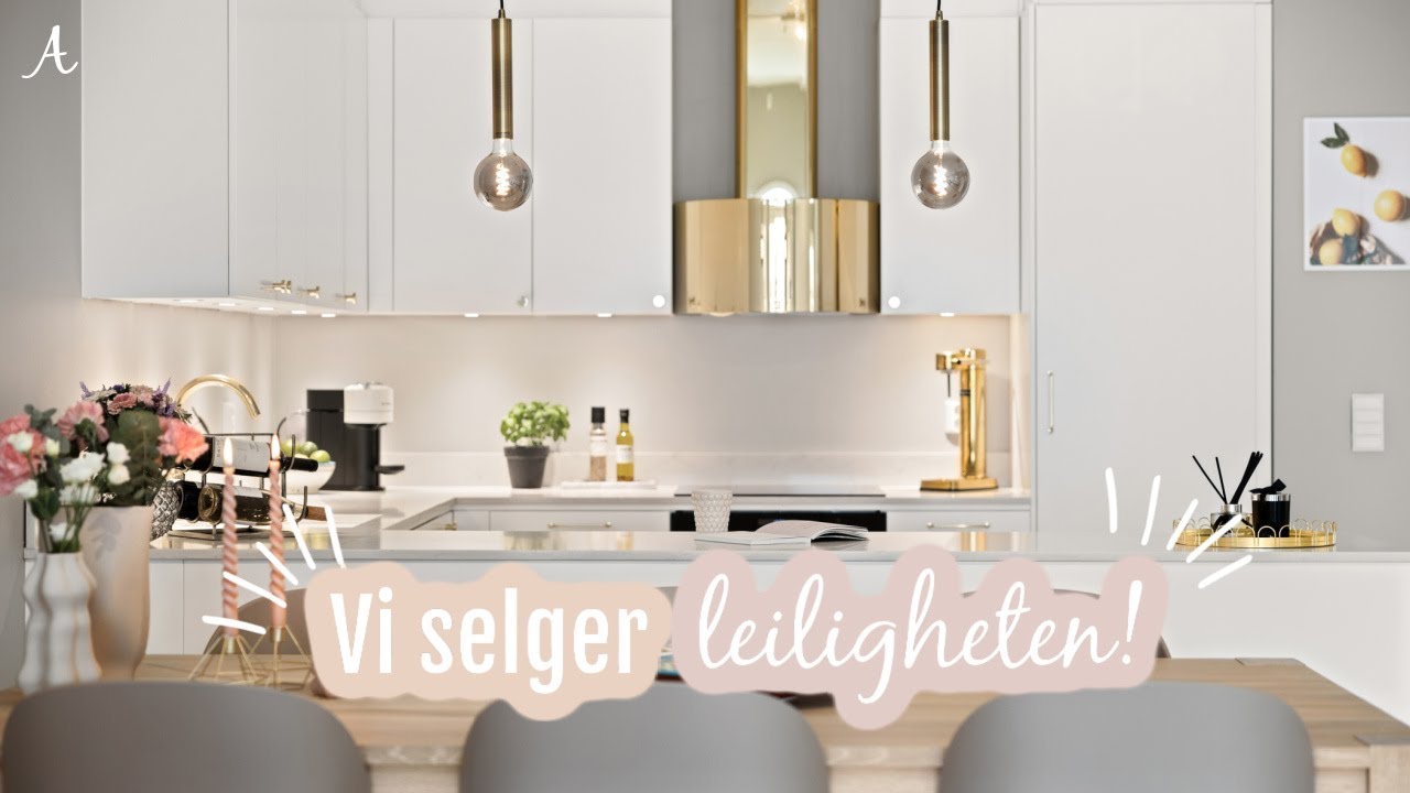 Leiligheten selges! House tour og forberedelser til boligfoto - vlogg I KAJA-MARIE