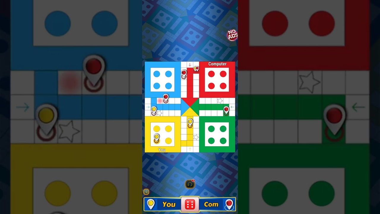 Ludo king game 💥(play 220)Me vs computer 🎲Ludo king game plauer|#gameplayer 