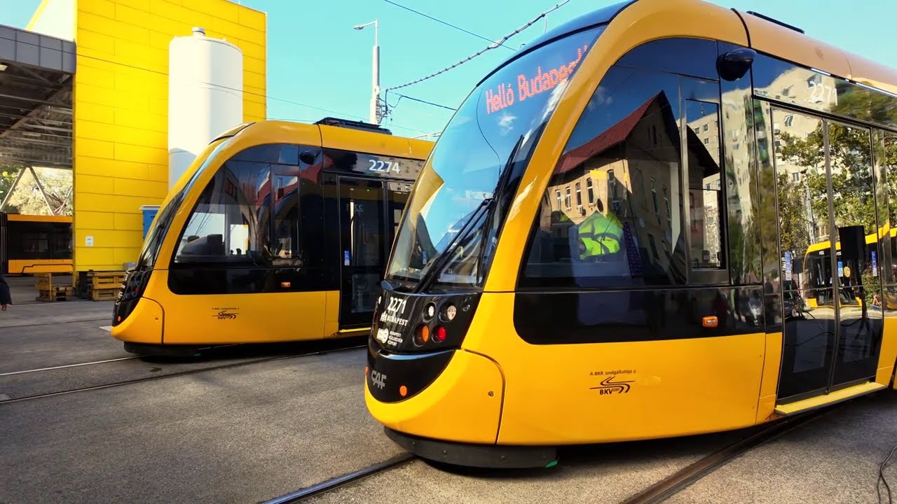 Több mint 50 új CAF villamos érkezik Budapestre - 2025.10.02.