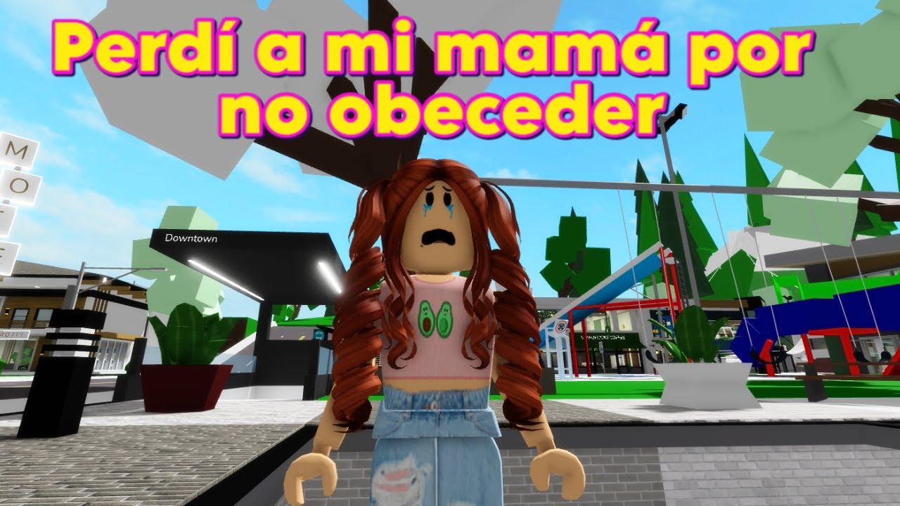 PERDÍ A MI MAMÁ POR NO OBEDECER 😣😓 HISTORIA ROBLOX BROOKHAVEN