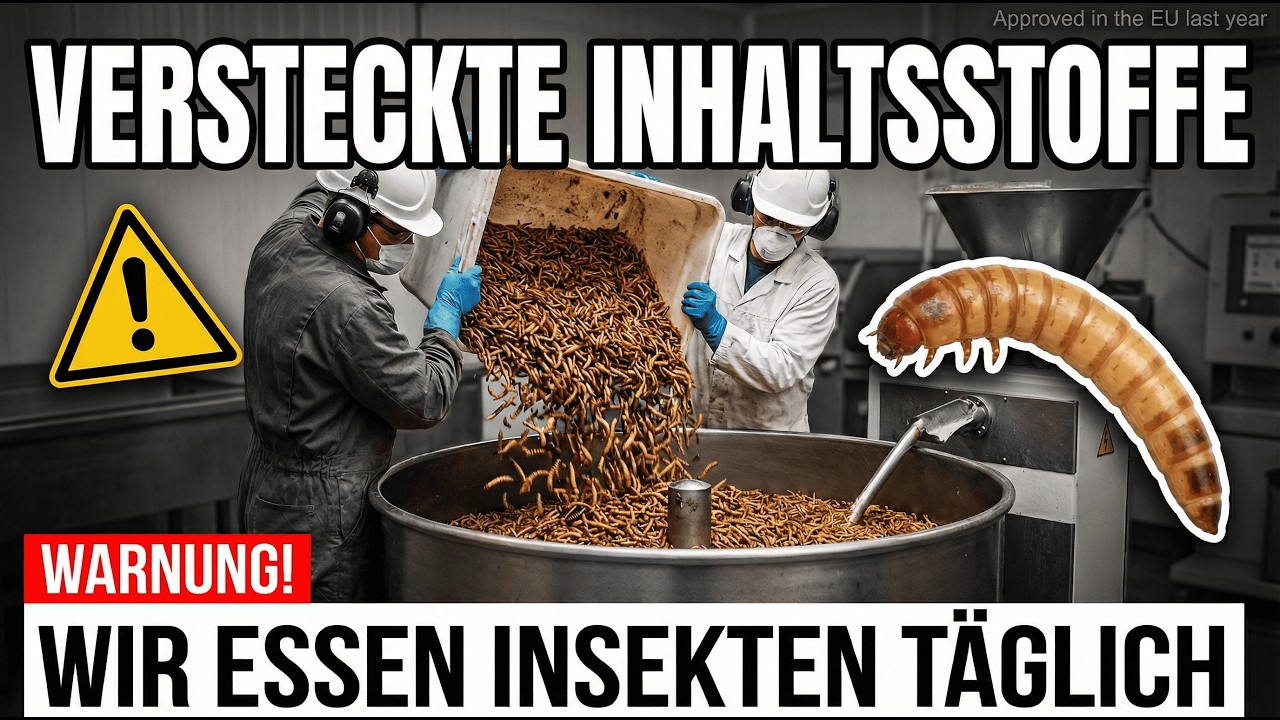 Aldi, Lidl, Rewe & Co.: Diese Inhaltsstoffe verschweigen Insekten im Essen!