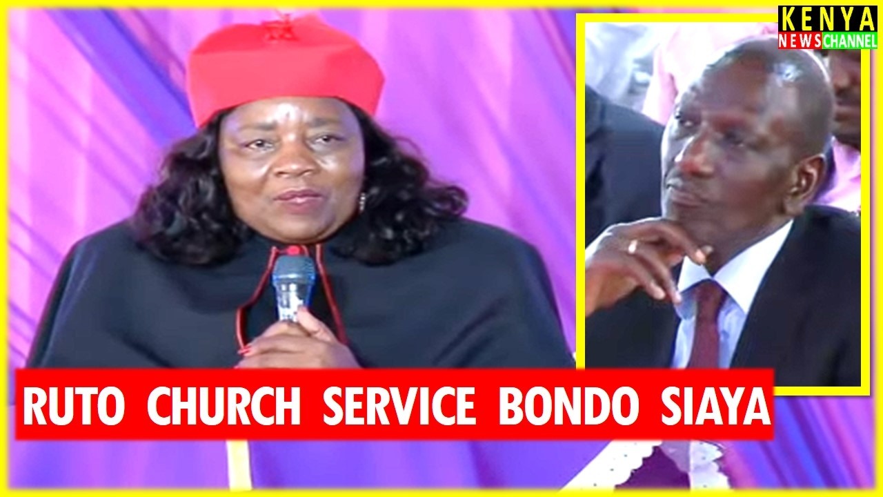 THIS WOMAN! Listen what Ida Odinga told Ruto face to face in Church today at ACK Bondo Siaya