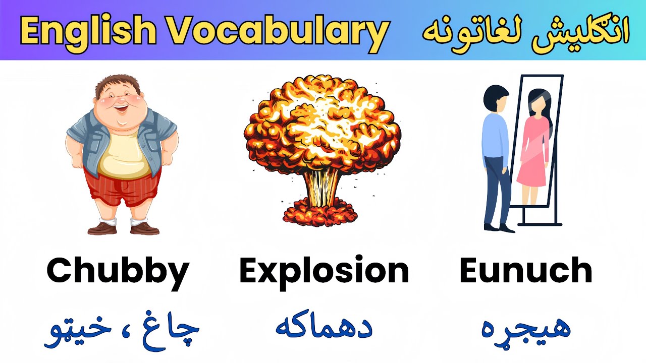 English Vocabulary in Pashto | English to Pashto Words