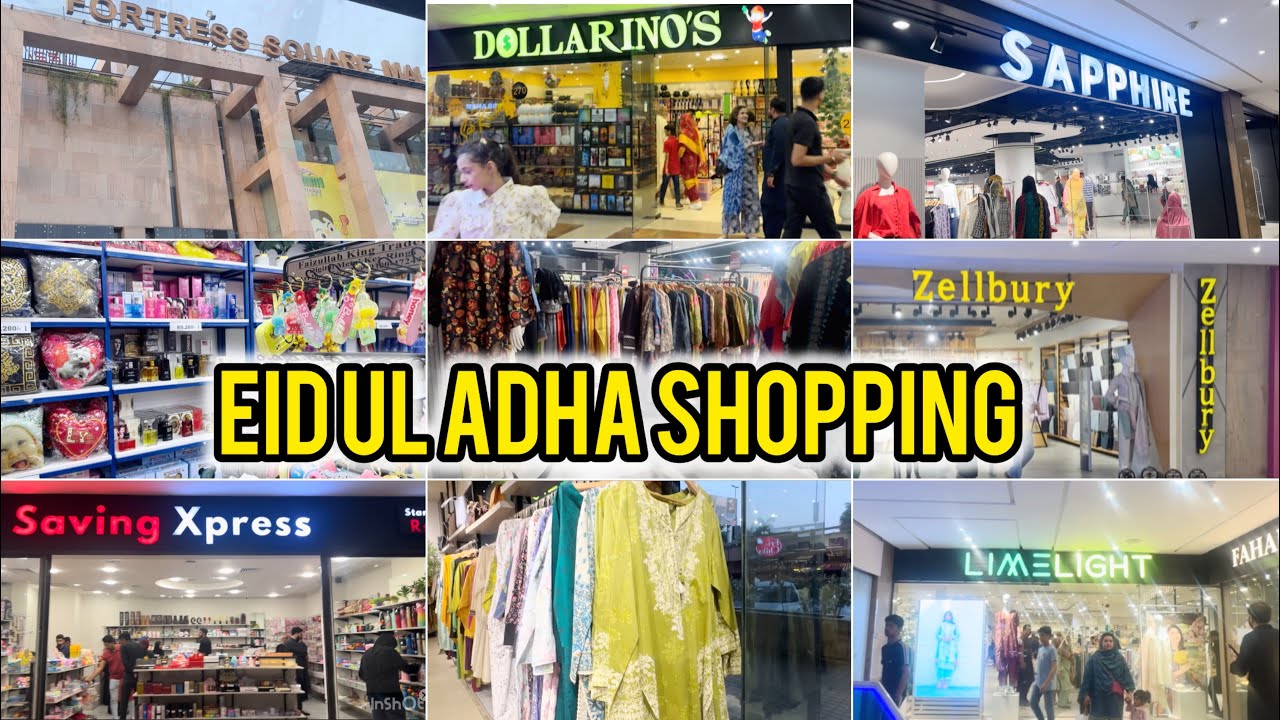 Eid shopping from Fortress square Mall || Explore Sapphire factory outlet