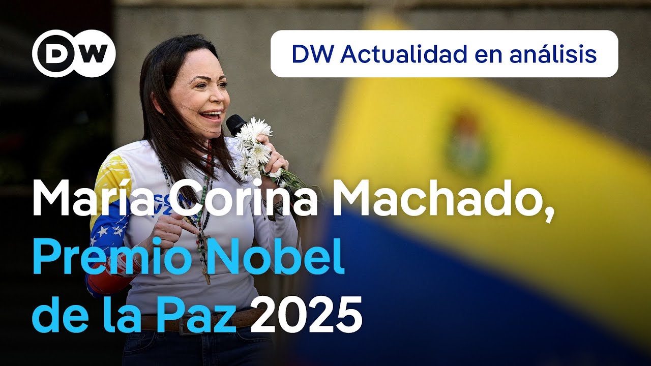 María Corina Machado recibe el Premio Nobel de la Paz por su lucha política en Venezuela