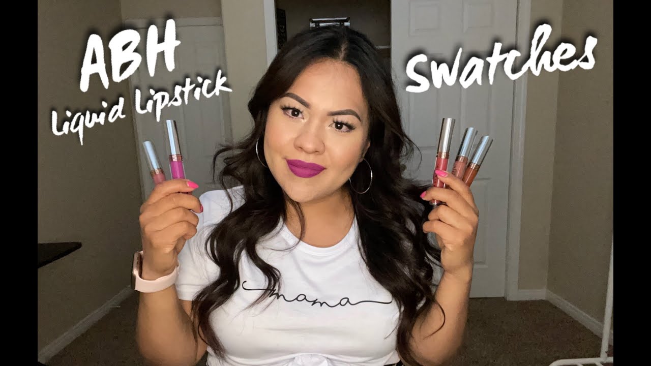 ABH Liquid Lipstick Swatches