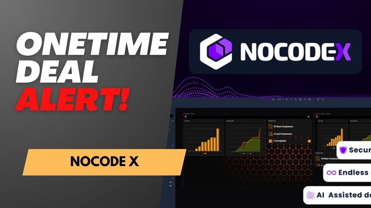 NoCode-X AppSumo Deal ⚡ Build Full-Stack Apps with Built-In Security (No Coding Needed!)