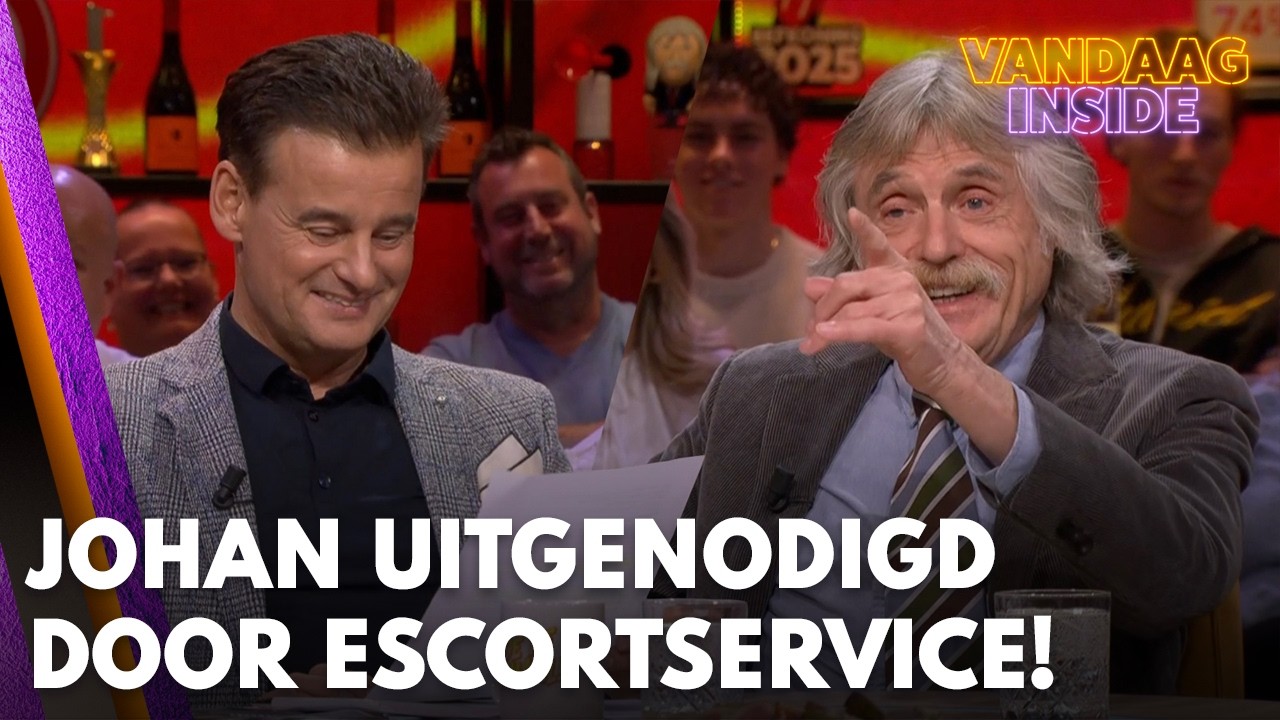Johan Derksen uitgenodigd door escortservice: 'Ik zal 'm oppoetsen en ze kunnen op me rekenen!'
