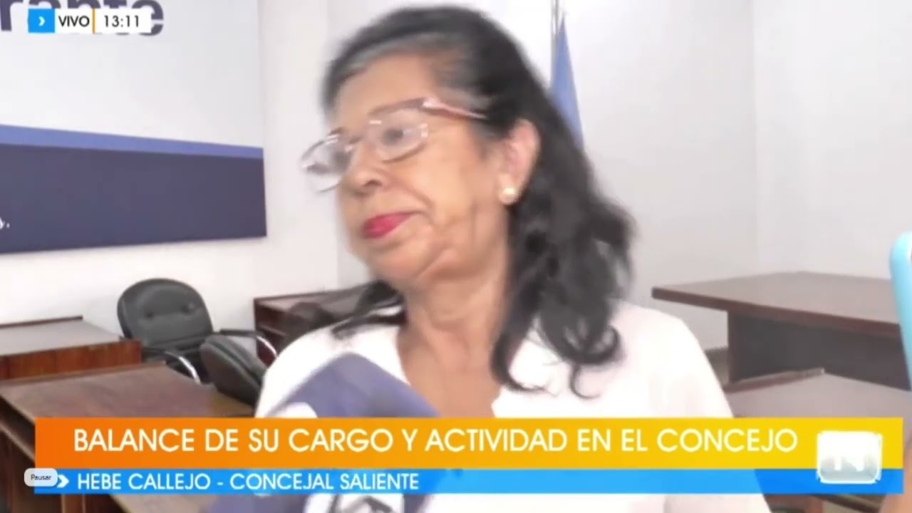 Al cierre de su mandato, la concejal Hebe Callejo dispara contra “ñoquis” y 