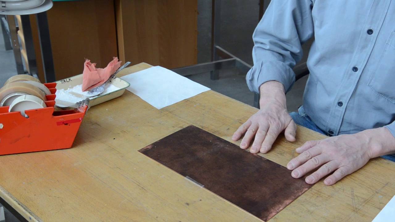 Mezzotint with Jukka
