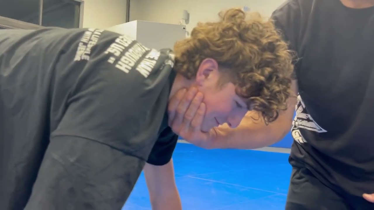 Drill 4 Snap Down to Front Head Lock To Go Behind