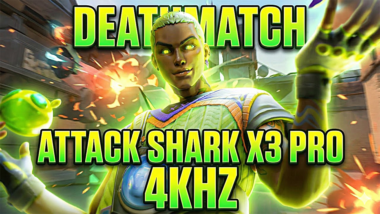 Testing Attack Shark X3 Pro 4kHz in Valorant