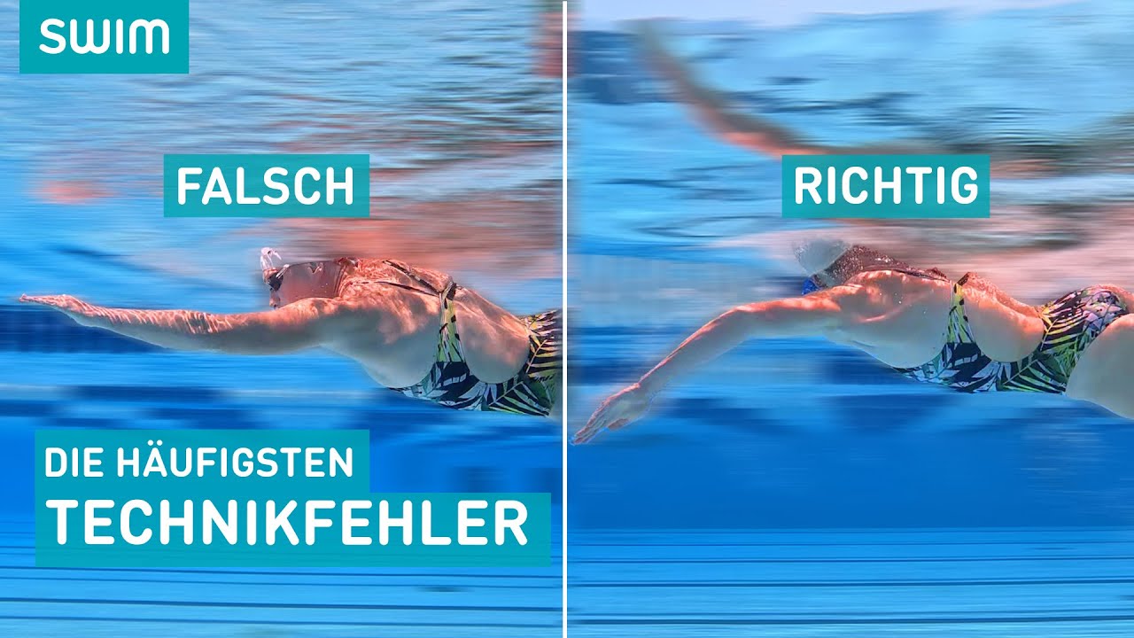 Diese fünf Technikfehler BREMSEN dich im Wasser | SWIM Technik