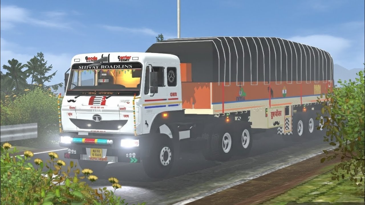 Tata Signa 5530 trailer truck mod for bussid download now 👇
