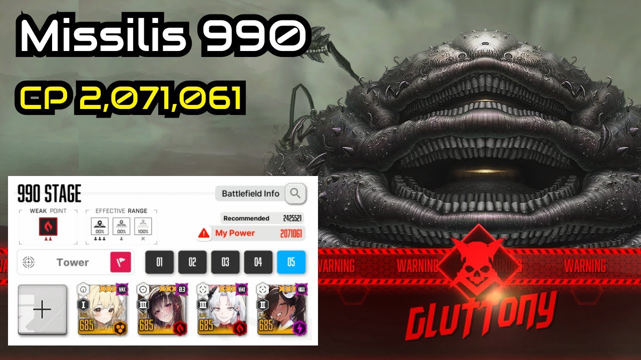 Missilis Tower 990 - Gluttony [CP 2,071,061]