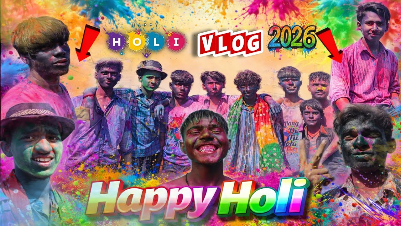 HAPPY HOLI 2026 |  Sare bhaiyo ko Rang mein kar diya 😂