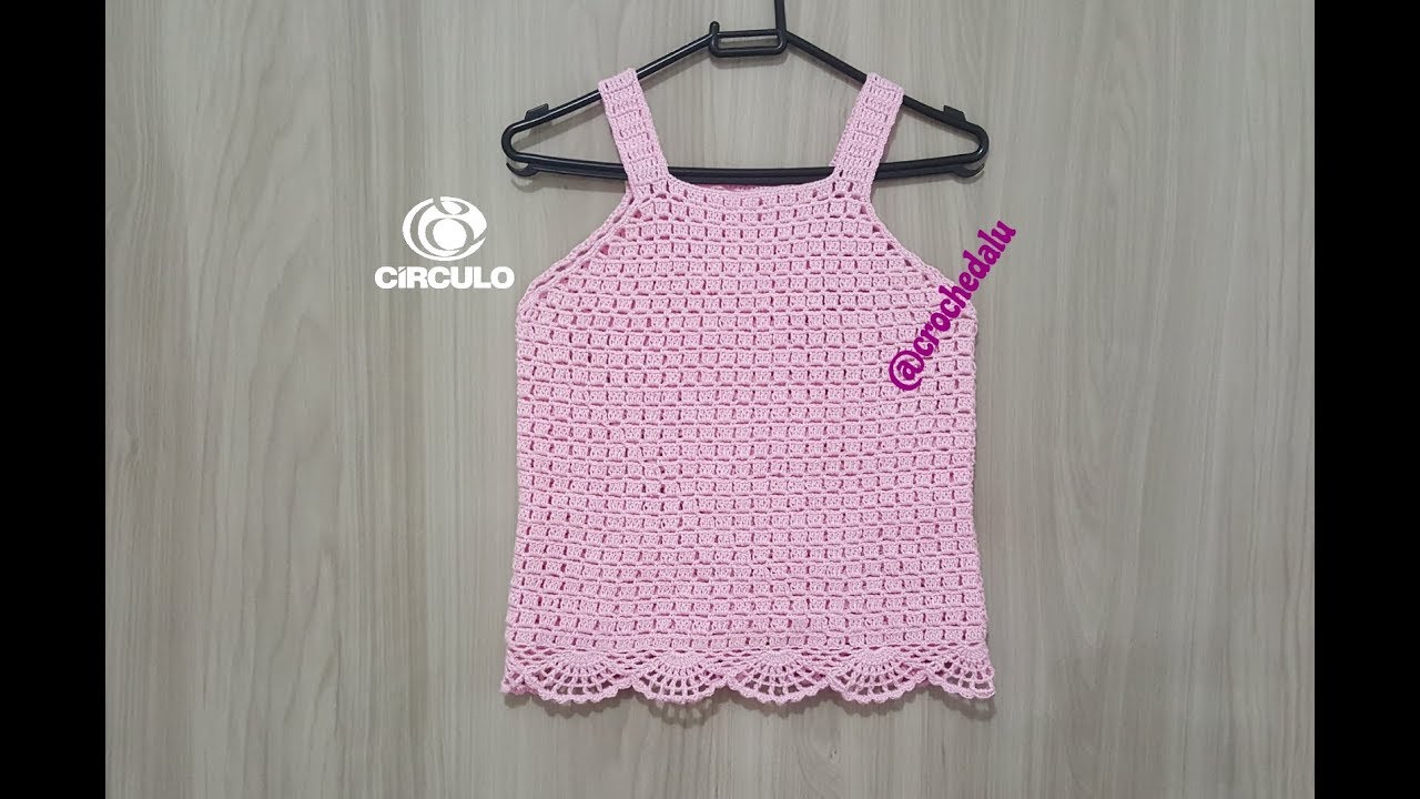 Blusa/Regata em crochê - Parte 1