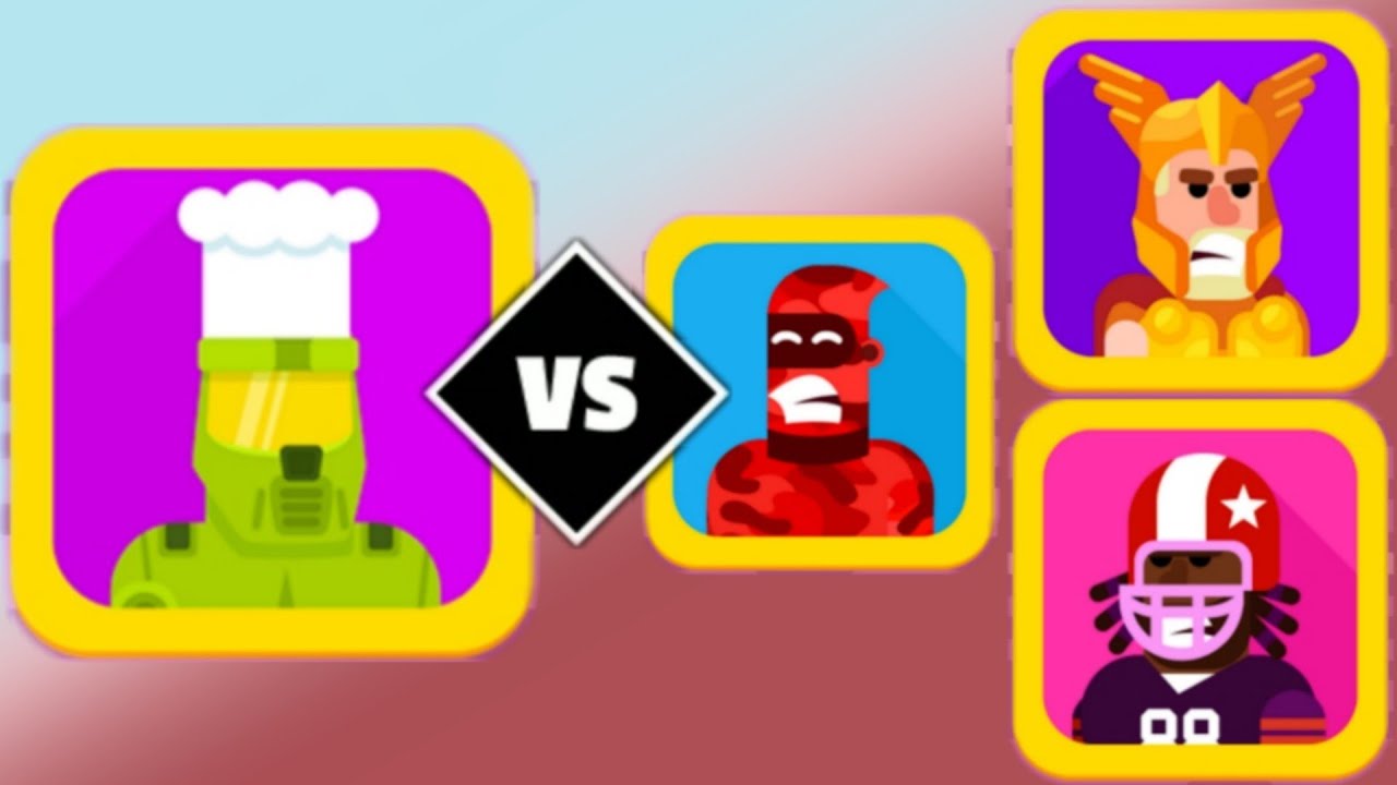 Bowmasters MASTER CHEF vs REDDISH, MIKE, THOR-The ThunderGod epic gameplay