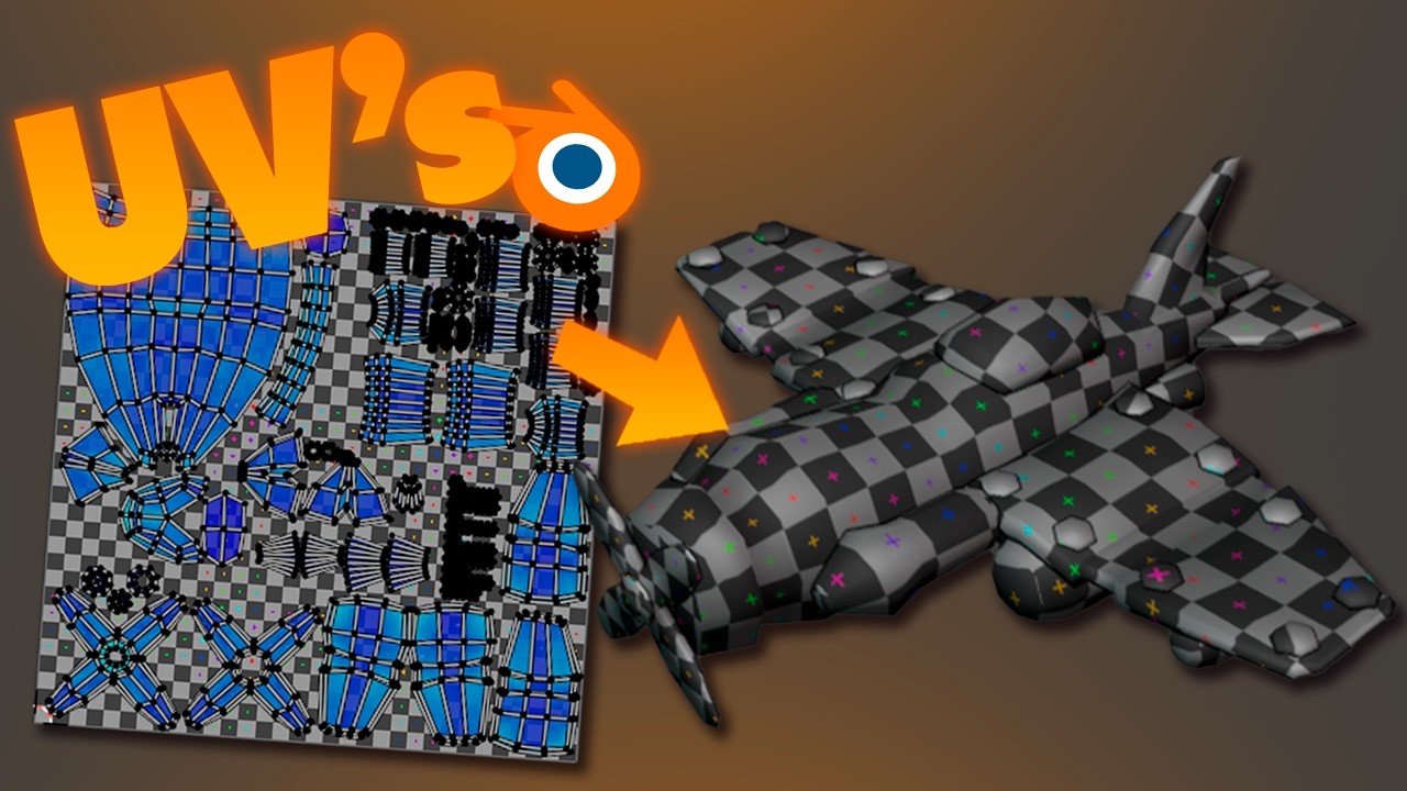 COMO HACER las UV's de un OBJETO en BLENDER! [TUTORIAL]