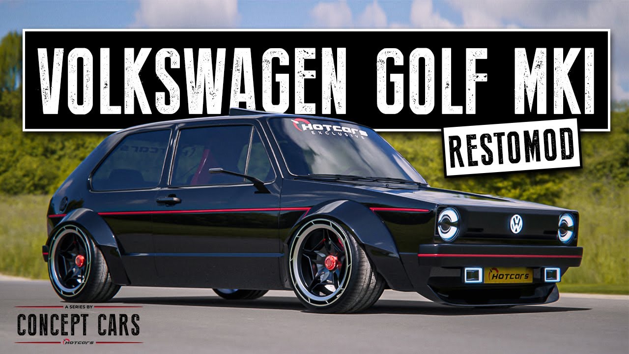 VW Golf Digital Restomod Render