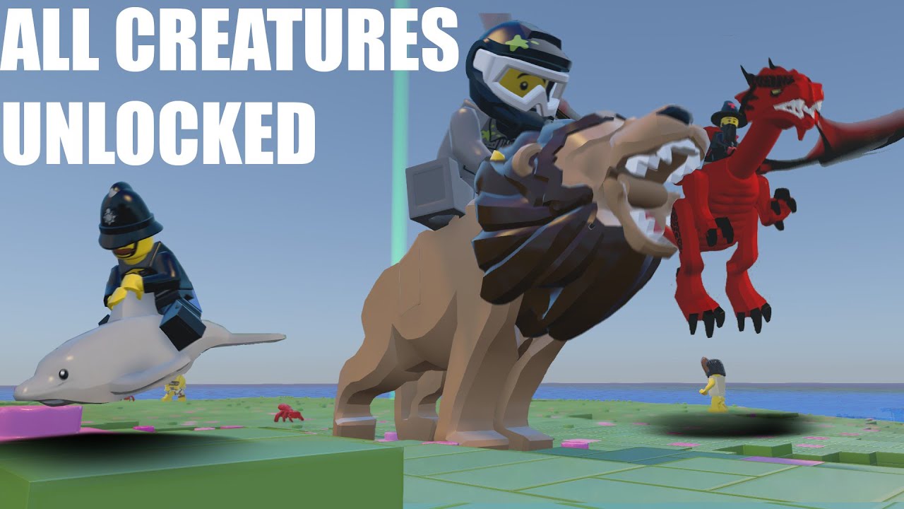 LEGO Worlds - ALL CREATURES UNLOCKED (UPDATE 6)