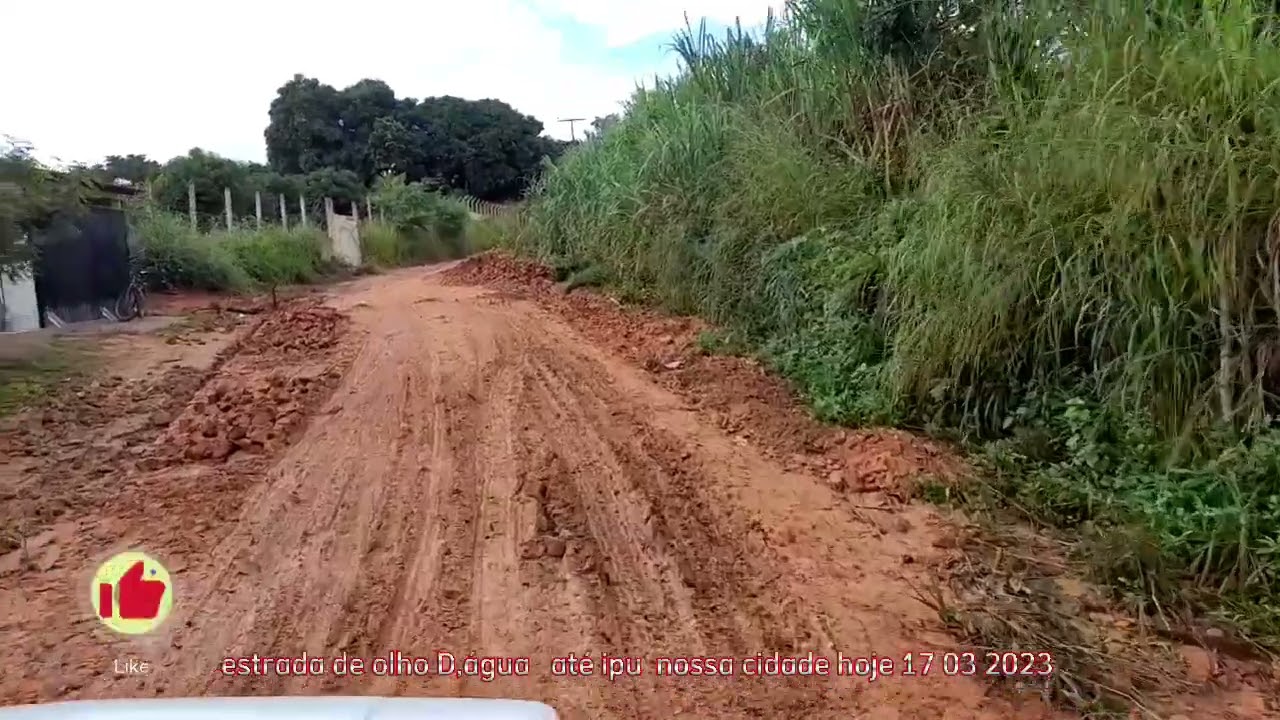 estrada de  chão aqui de olho dágua a ipú