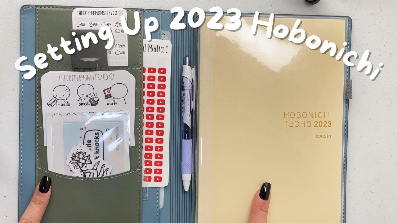 Настройка Hobonichi Cousin 2023 | Планы ежемесячных, еженедельных и ежедневных разворотов