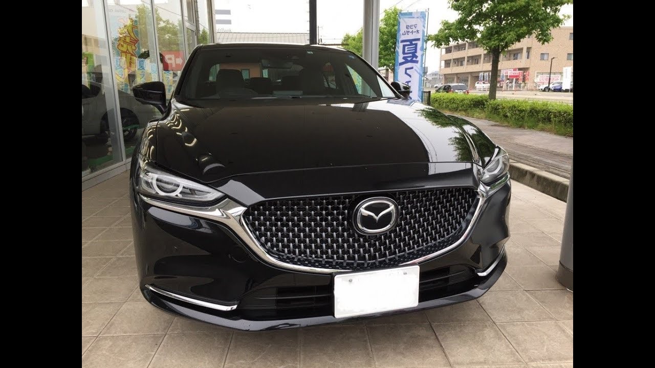 MAZDA 2018ﾏｲﾅｰﾁｪﾝｼﾞ新型ATENZA「ｱﾃﾝｻﾞ」発売 超カッコいいブラックセダンを見て来ました！