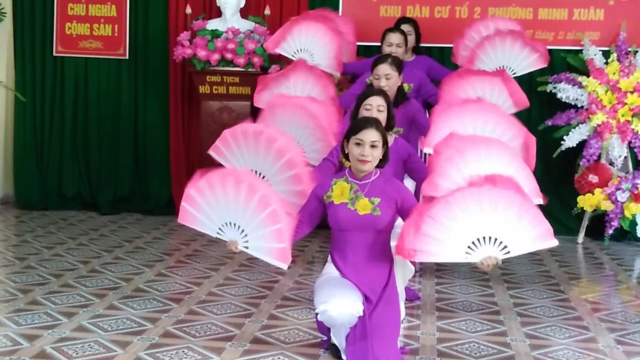 Múa quạt Việt Nam quê hương tôi I Ngày Hội Đại Đoàn Kết Toàn Dân Tộc tổ Dân phố 2 năm 2020