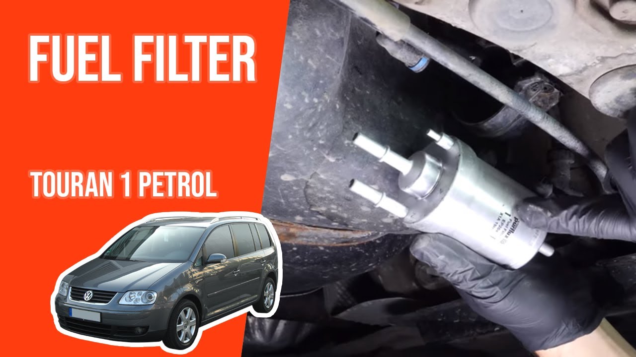 How to replace the fuel filter Touran mk1 1.6 ⛽