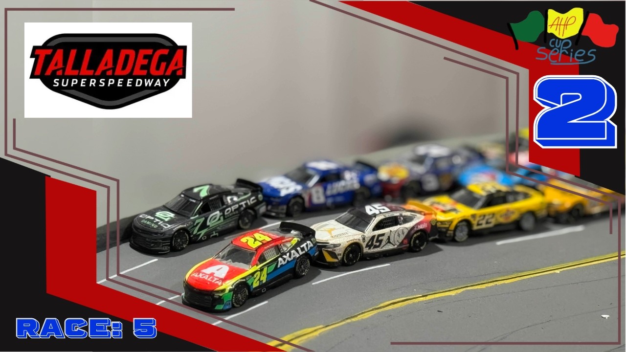 Гонка 5-го сезона 2-го сезона серии AHP Cup: автодром Талладега (NASCAR Stop Motion)