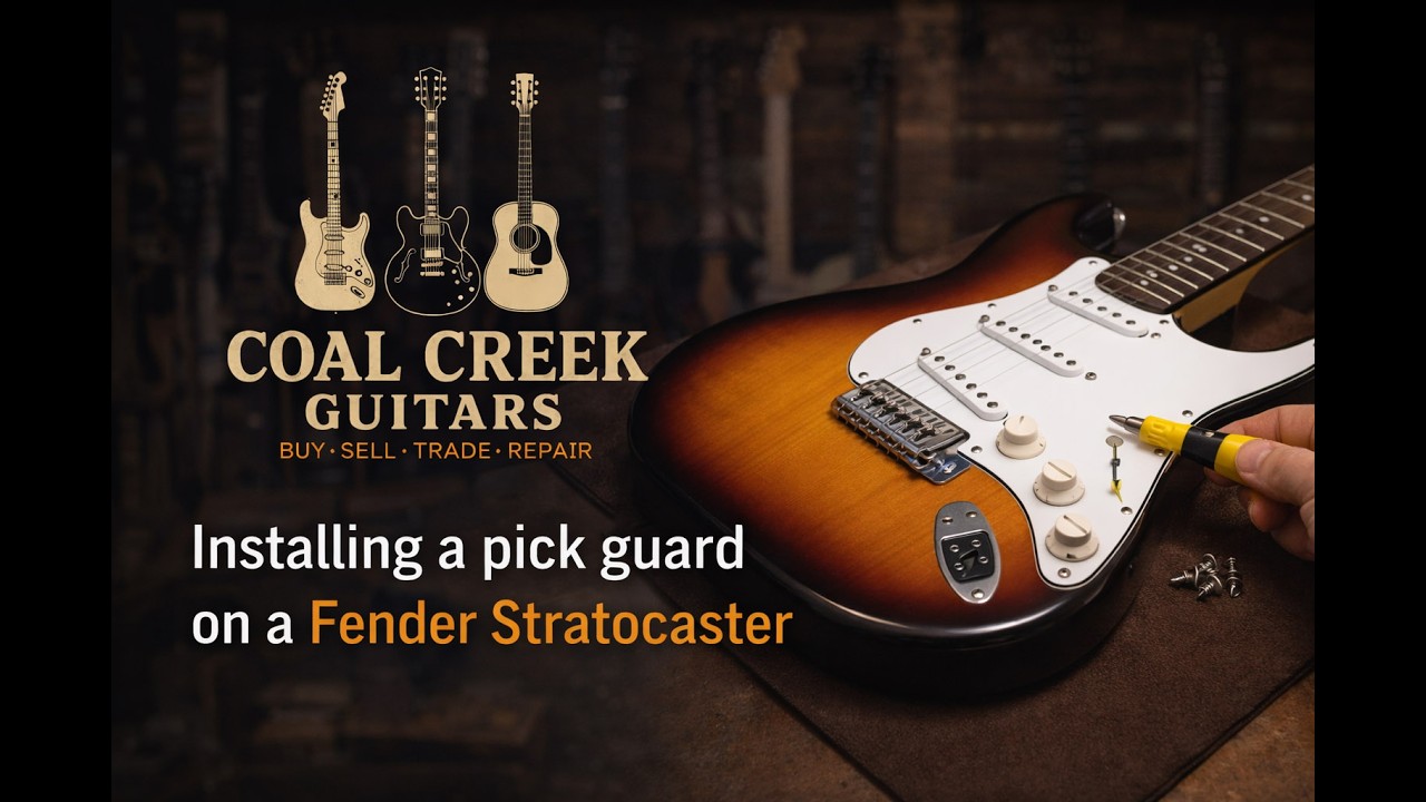 Installing a Pickguard on a Fender Stratocaster | Step-by-Step Guitar Mod Tutorial