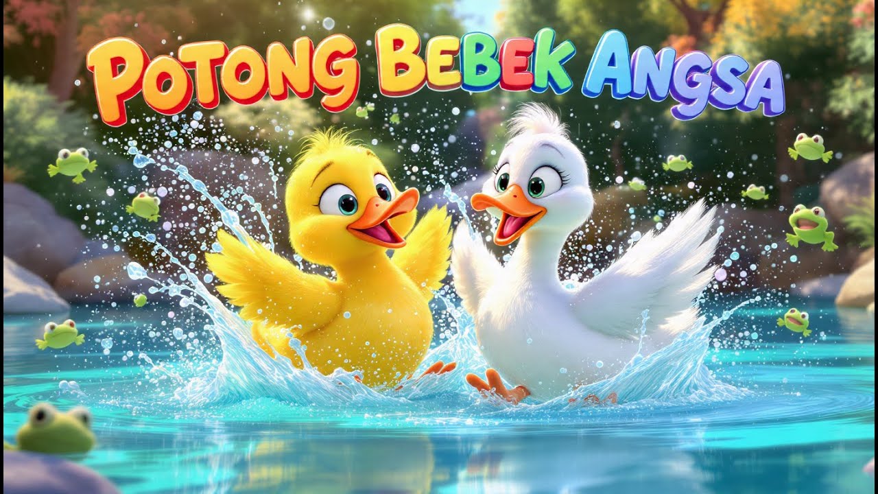 🎶 Potong Bebek Angsa: Lagu Anak Indonesia Seru & Belajar Berhitung! 🦆