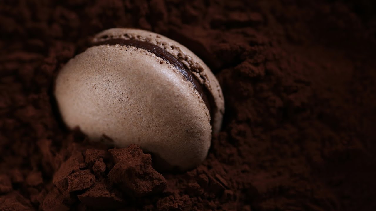 マカロンショコラ ラデュレのレシピ / macaron chocolat recette de Laduree / chocolate macaron recipe by Laduree