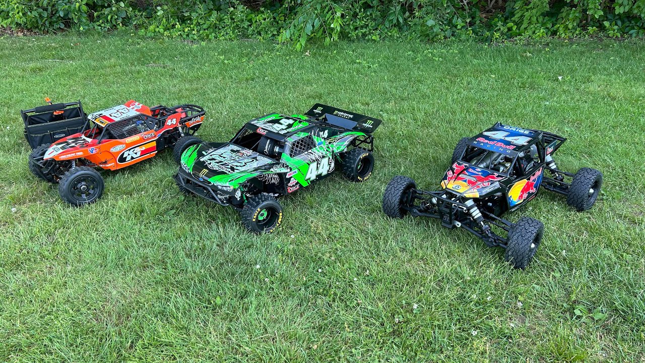 Losi5T 71cc, Baja 34cc OBR, kraken Vespa 35cc