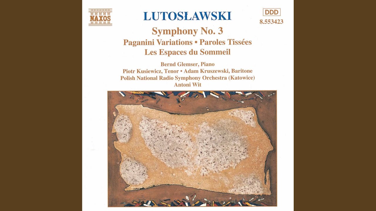 Variations on a Theme by Paganini (version for piano and orchestra) : Paganini Variations