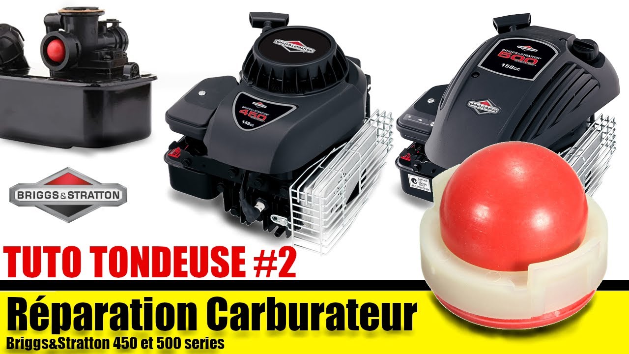 Réparation carburateur Briggs & Stratton 148cc