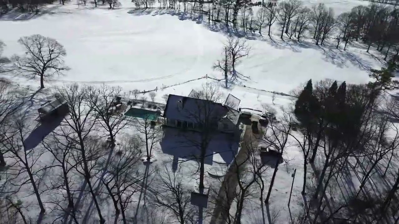 1st Snow of 2026 North Georgia HD Video