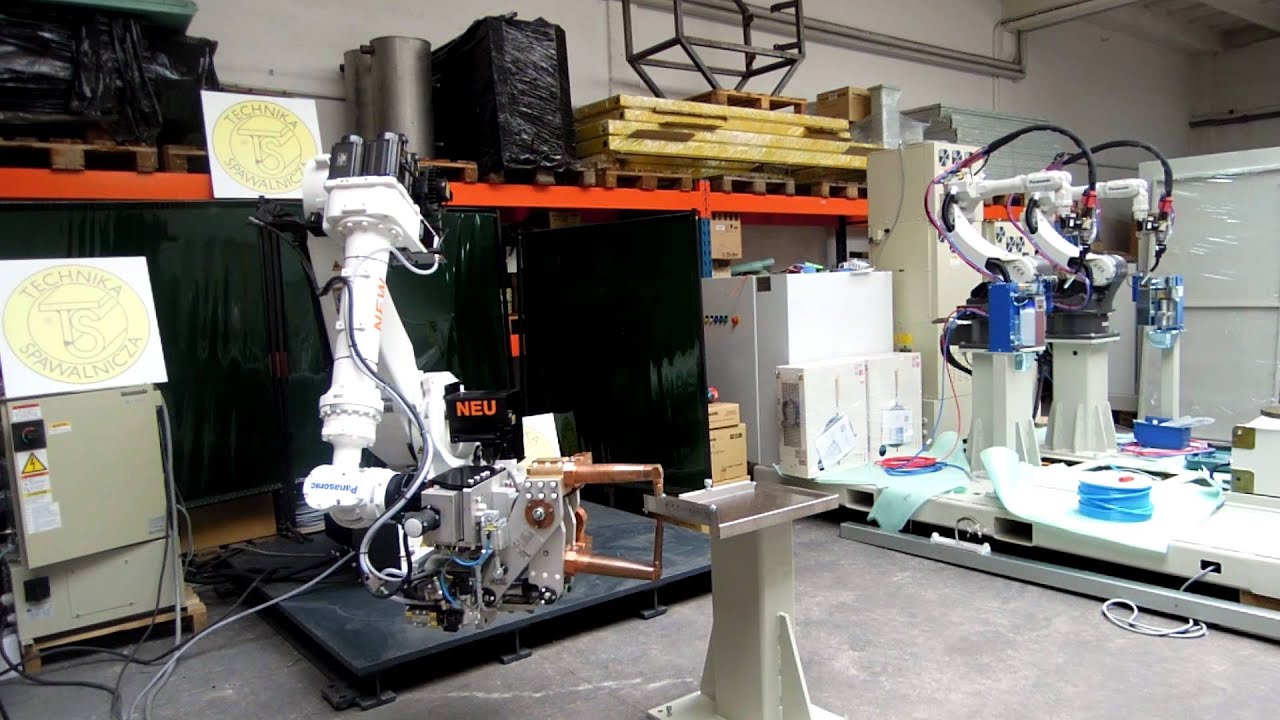 New Panasonic handling robot HS-165G3 with spot-welding gun