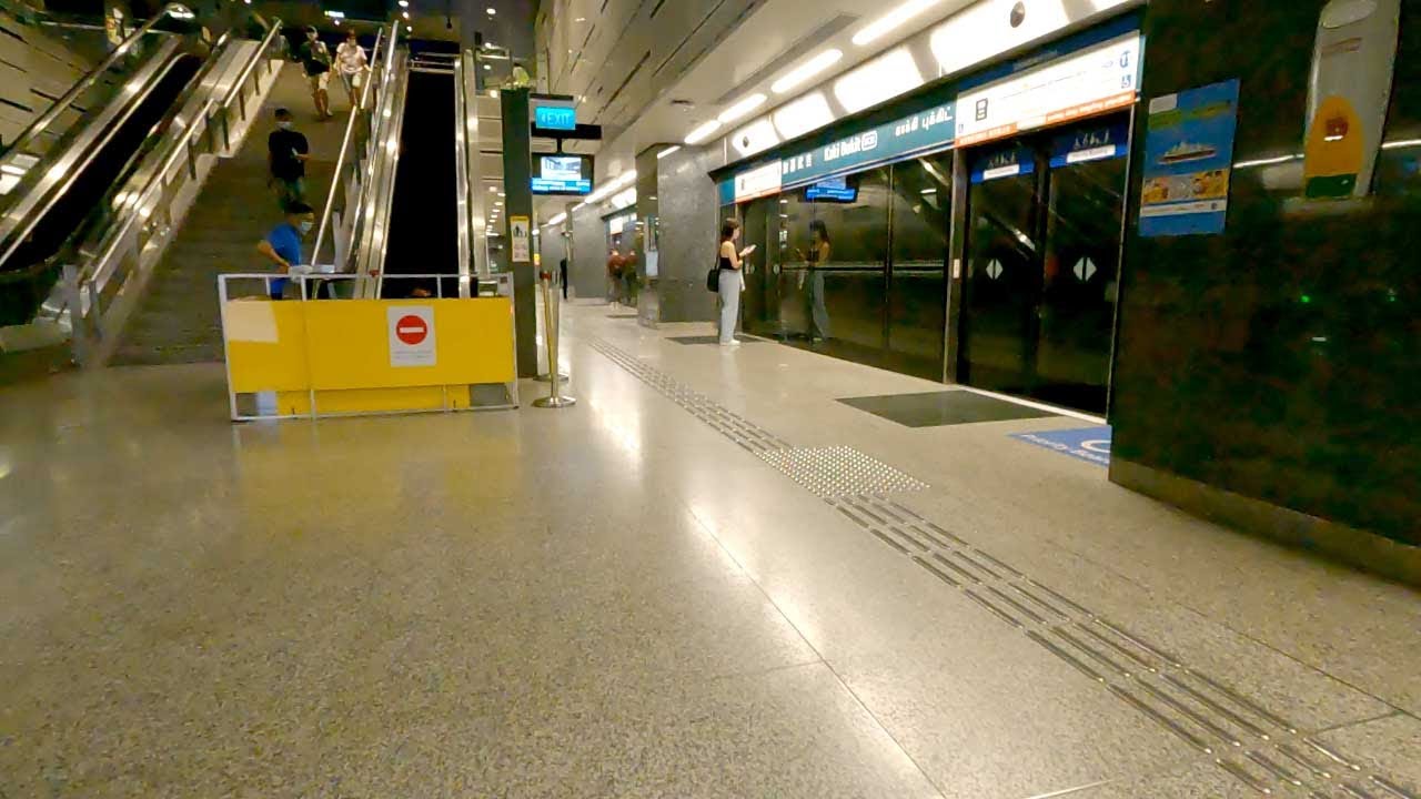 Singapore MRT ride from Kaki Bukit to Chinatown train station 1 of 2