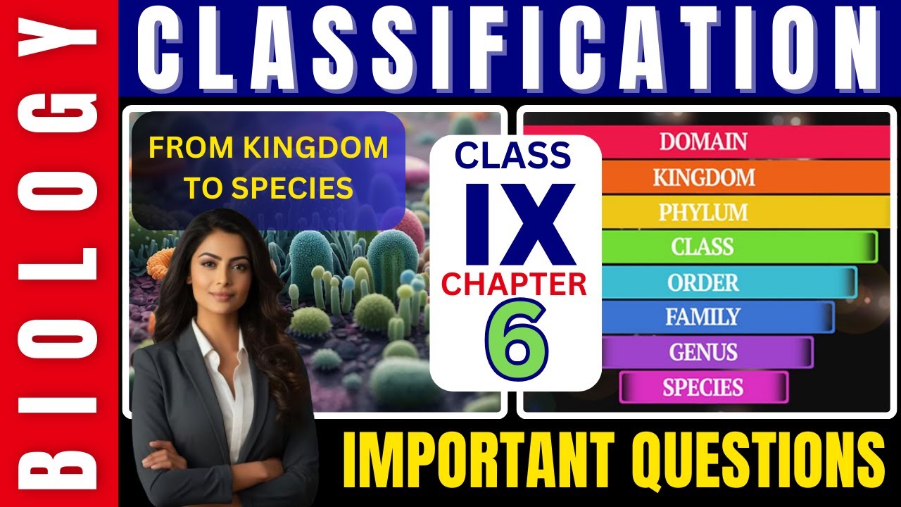 9BI 06 IQ | Important Questions | Class 9 Biology | Chapter 6 Classification | Kerala SCERT