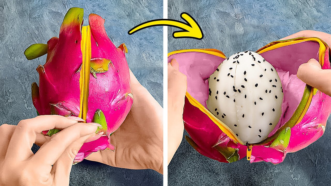 DEVENEZ UN PRO DU TRANCHAGE ET ÉPLUCHAGE🍏🔪 ASTUCES RAPIDES POUR TOUS LES FRUITS ! 🍍🎈