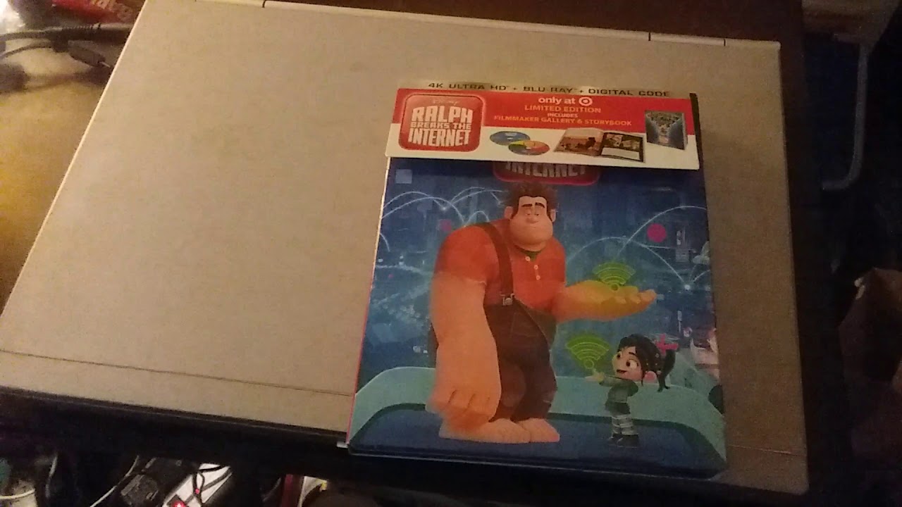 «Ральф ломает интернет»: распаковка ограниченного издания 4K Ultra HD Blu-ray с материалами от со...