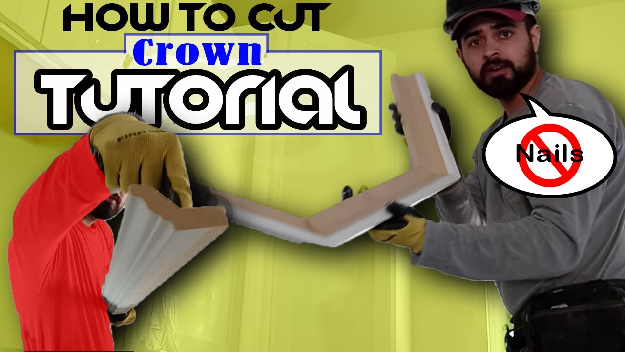 Tutorial - How to Install Crown on Kitchen Cabinets - Returns, Corner Cabinets, and Multiple Levels