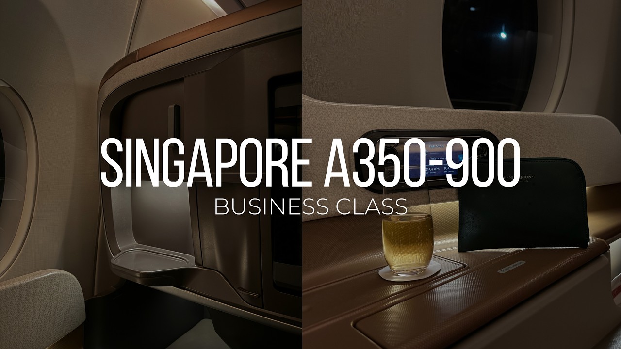 Singapore Airlines Business Class | Airbus A350-941 Melbourne→Singapore (MEL-SIN) Review