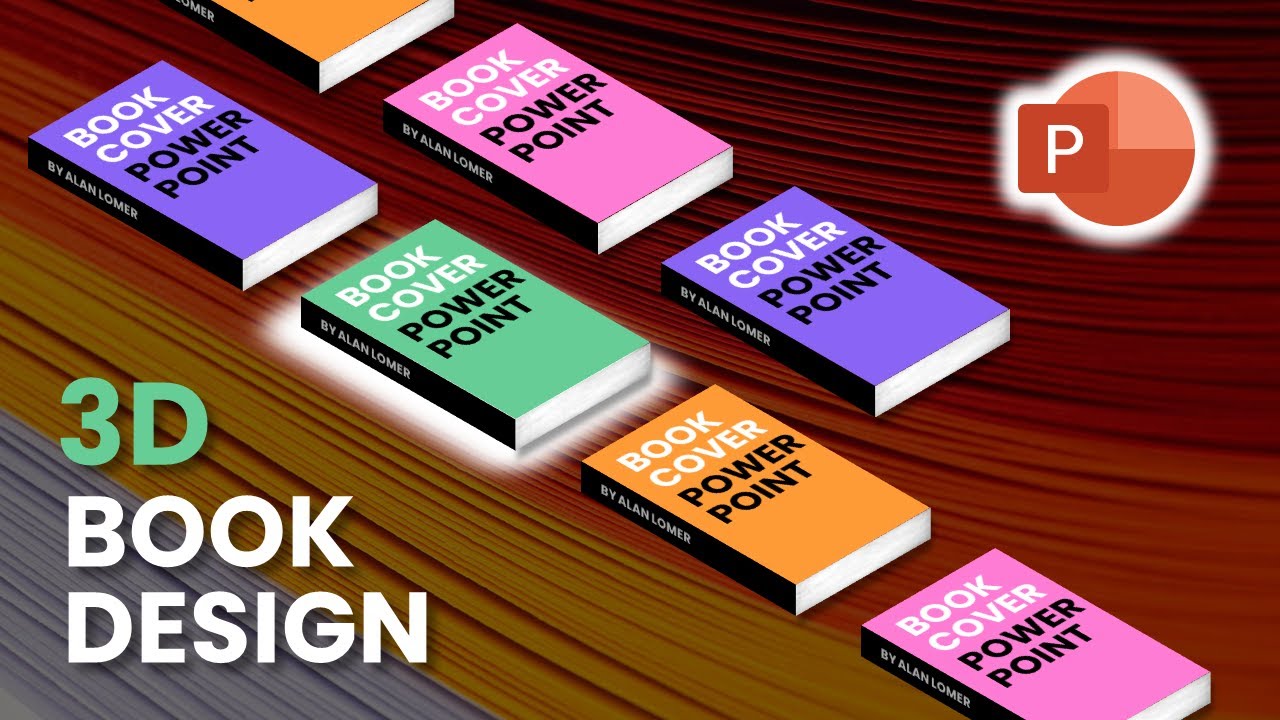 Draw a 3D Book design and ANIMATE directly in PowerPoint! A step by step easy to follow guide.