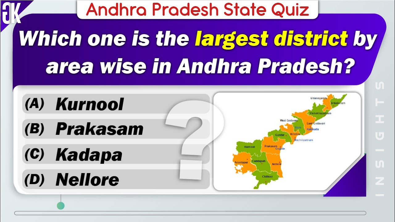 Andhra Pradesh State Gk Quiz | Indian States Quiz | Gk Quiz On Andhra Pradesh | Gk Insights
